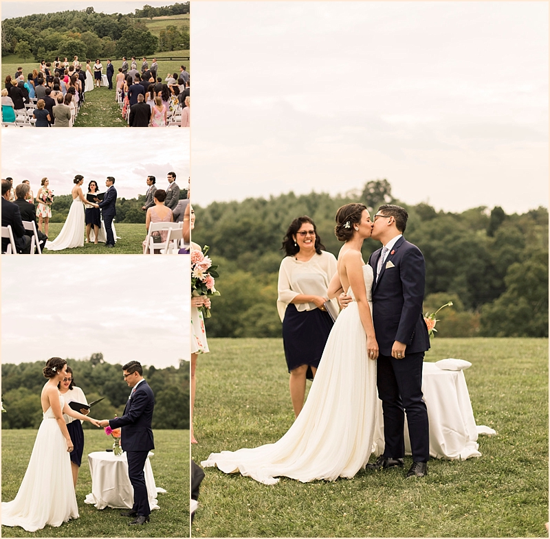 First Kiss as Mr. & Mrs.