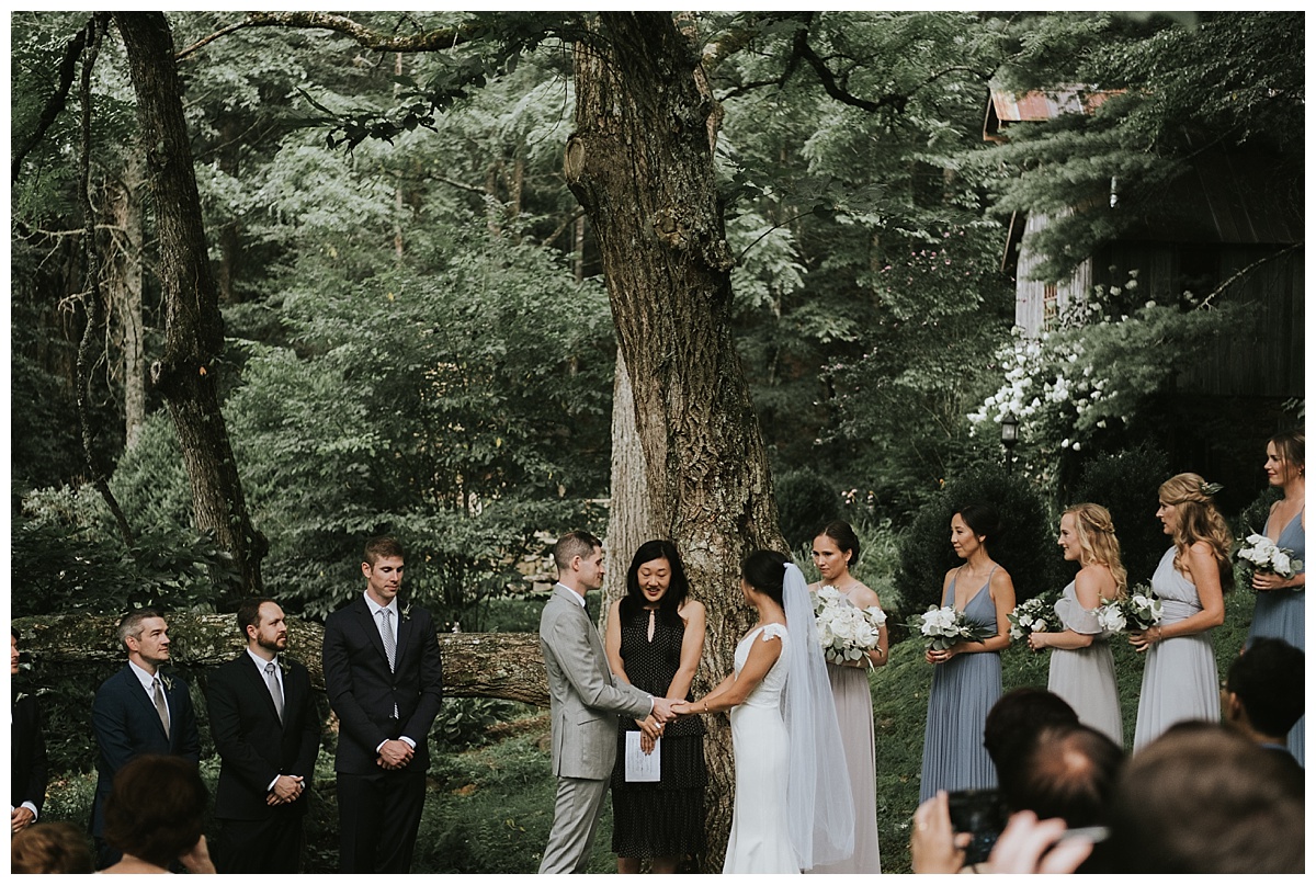 Portrait at wedding ceremony