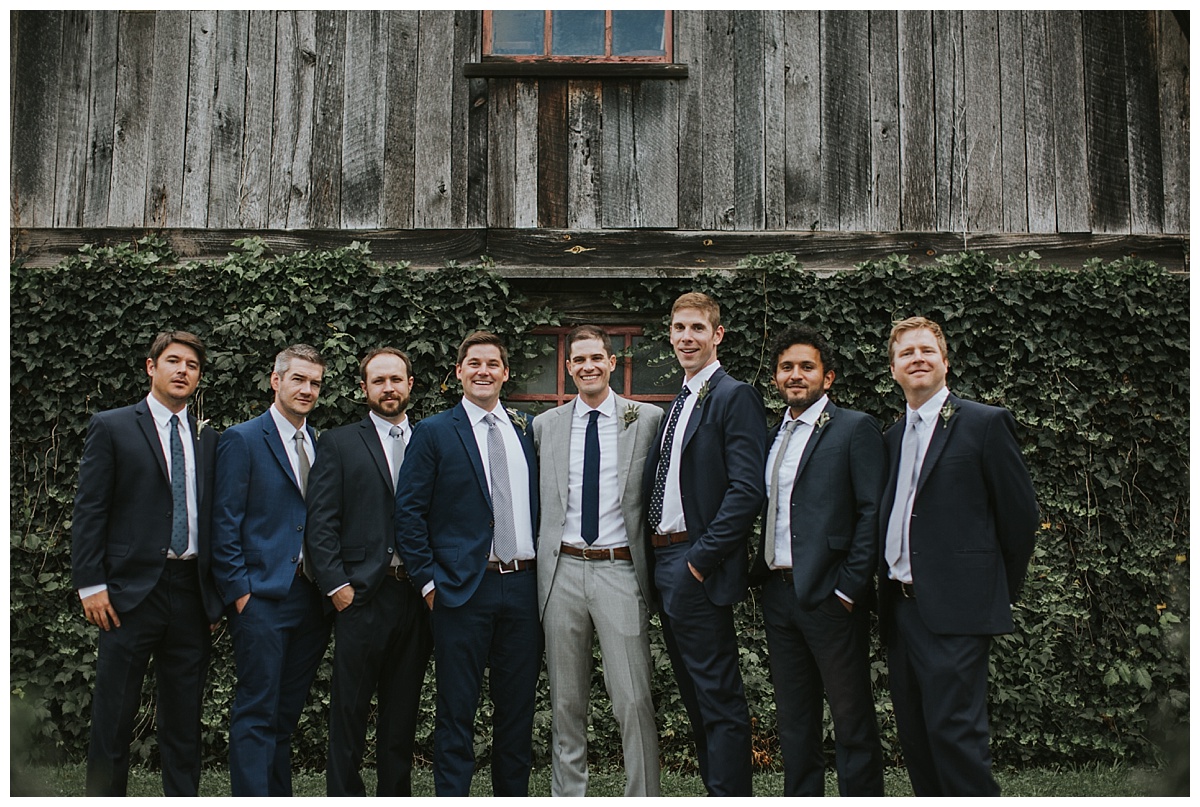 Picture of groom and groomsmen